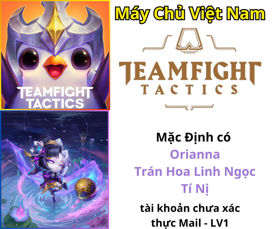 [VN] TFT Orianna Trán Hoa Linh Ngọc Tí Nị